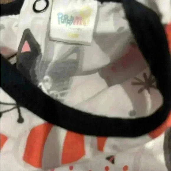 Peppy Mini 100% cotton Halloween Boutique Printed Romper Pjs Button Up - Picture 4 of 4